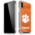 Clemson University Orange Jersey iPhone XS Max Clear Case